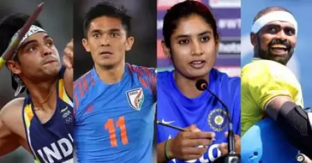 ശ്രീജേഷ്, നീരജ്, മിതാലി, ഛേത്രി; ഖേല്‍രത്‌ന പുരസ്‌കാരം പ്രഖ്യാപിച്ചു