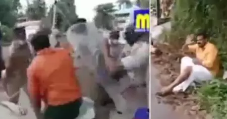'എന്നെ തല്ലിയതാ സാറേ, ഇനി അവനെ തല്ല്'; യുവമോര്‍ച്ചയുടെ പ്രതിഷേധത്തെ ട്രോളിക്കൊന്ന് സോഷ്യല്‍ മീഡിയ