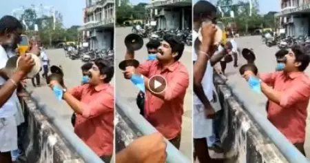'ചേങ്ങില കൊട്ടി തുള്ളിച്ചാടി ജോജു'; കൊച്ചിയിലെ എല്‍.ഡി.എഫ് വിജയാഘോഷത്തില്‍ ജോജുവും വിനായകനും; വീഡിയോ