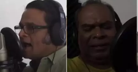 കണ്ണന്‍ താമരകുളത്തിന്റെ ഉടുമ്പിലെ കള്ള് പാട്ട് റീമിക്‌സ്; ഗായകരായി അലന്‍സിയറും ഹരീഷ് പേരടിയും