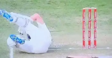ക്രിക്കറ്റ് പിച്ചില്‍ വീണ്ടും അപകടം; മരണത്തിന്റെ വക്കില്‍ നിന്നും തലനാരിഴയ്ക്ക് രക്ഷപ്പെട്ട് ട്രാവിസ്; വീഡിയോ