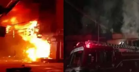 ലോണിനുള്ള അപേക്ഷ നിരസിച്ചു; കര്‍ണാടകയില്‍ കനറ ബാങ്കിന് തീയിട്ട് യുവാവ്