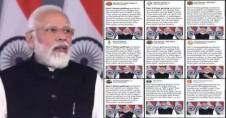 പ്രോംറ്റര്‍ നാണക്കേടില്‍ പ്രധാനമന്ത്രിയെ ന്യായീകരിക്കാന്‍ കോപ്പി പേസ്റ്റ് ട്വീറ്റുകളുമായി ബി.ജെ.പി; 'ടൂള്‍ക്കിറ്റ്' ചര്‍ച്ചയാകുന്നു