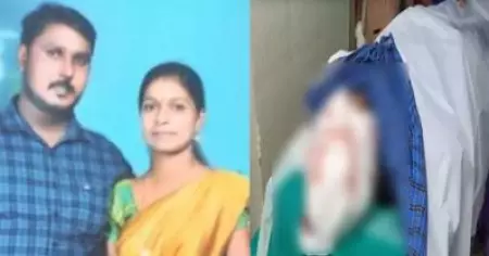 കൊല്ലത്ത് ഏഴ് വയസുകാരന്റെ മുന്നിലിട്ട് ഭാര്യയെ ഭര്‍ത്താവ് വെട്ടിക്കൊന്നു