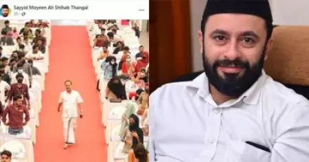 'തങ്ങള്‍ ഇനി ട്രോളിയതാണോ'? ബി.ജെ.പി ബന്ധമെന്ന ആരോപണത്തിനിടെ പി.എം.എ. സലാമിന്റെ ഫോട്ടോ പങ്കുവെച്ച് മുഈനലി