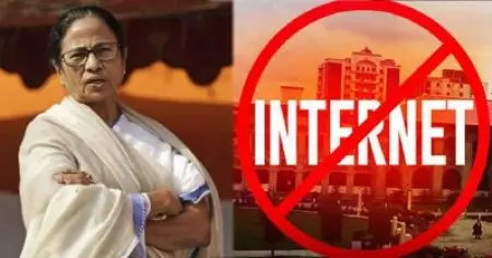 ബംഗാളില്‍ ഇന്റര്‍നെറ്റ് വിലക്കി മമത; നിയമ വിരുദ്ധപ്രവര്‍ത്തനം തടയാനെന്ന് വിശദീകരണം