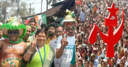 ബംഗാള്‍ തദ്ദേശ തെരഞ്ഞെടുപ്പില്‍ ബി.ജെ.പിയെ പിന്തള്ളി ഇടതുപക്ഷം; വന്‍ വിജയവുമായി തൃണമൂല്‍