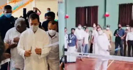 അരീക്കോട് ബാഡ്മിന്റന്‍ കളിച്ച് രാഹുല്‍ ഗാന്ധി; പഞ്ചാബിലും ഗോവയിലും കോണ്‍ഗ്രസിന് നാളെ നിര്‍ണായകം