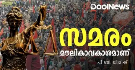 സമരം മൗലികാവകാശമാണ്