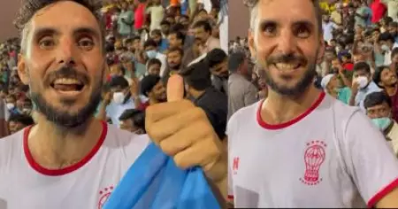 അങ്ങ് അര്‍ജന്റീനയിലുമുണ്ട് സന്തോഷ് ട്രോഫിക്ക് പിടി; കേരളത്തിന്റെ ആരാധകനായി അര്‍ജന്റീനക്കാരന്‍ ഫെര്‍ണാണ്ടോ; വൈറല്‍ വീഡിയോ