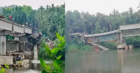 കൂളിമാട് പാലം: ബീം ചരിഞ്ഞത് നിര്‍മാണത്തകരാറല്ല, താങ്ങിനിര്‍ത്തിയ ജാക്കിക്കുക്കുണ്ടായ കേടുപാട്: ഊരാളുങ്കല്‍