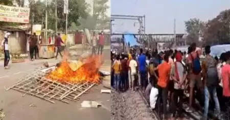 കേന്ദ്രം യുവാക്കളെ വിഡ്ഢികളാക്കുന്നു; അഗ്നിപഥിനെതിരെ വ്യാപക പ്രതിഷേധം, ബീഹാറില്‍ ട്രെയിനിന് തീയിട്ടു