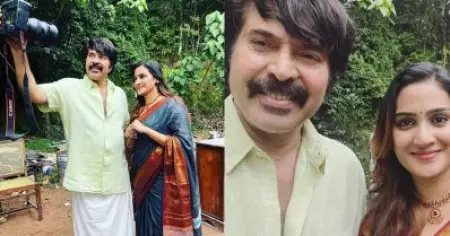 ഇത് 'മെഗാ ക്ലിക്ക്' മമ്മൂട്ടിയുമായുള്ള ചിത്രങ്ങള്‍ പങ്കുവെച്ച് അതിഥി രവി