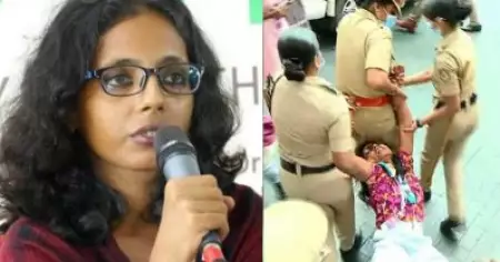 സിനിമ ഒഴിവാക്കിയതിനെതിരെ അന്താരാഷ്ട്ര വനിതാ ചലച്ചിത്ര മേളയില്‍ പ്രതിഷേധം; സംവിധായിക കുഞ്ഞില മാസിലാമണിയെ പൊലീസ് കസ്റ്റഡിയിലെടുത്തു