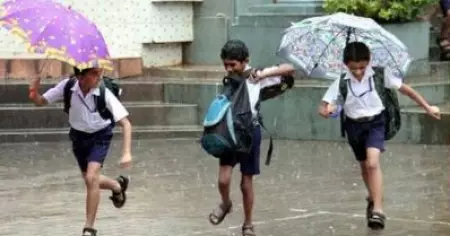 മഴ കനത്ത് തന്നെ; ഒമ്പത് ജില്ലകളിലെ വിദ്യാഭ്യാസ സ്ഥാപനങ്ങള്‍ക്ക് നാളെ അവധി