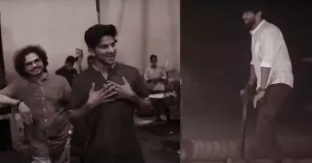 സെറ്റിലെ ക്യൂട്ട് ബോയ്, തലക്ക് ചുറ്റും ഓറയാണെന്ന് ചുപ് ടീം; ബിഹൈന്‍ഡ് ദി സീന്‍സ് പുറത്ത്