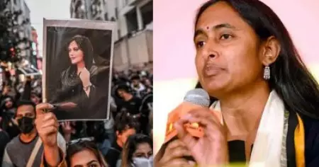 'നീതി, സ്വാതന്ത്ര്യം, ഹിജാബിന്റെ സ്വതന്ത്ര തെരഞ്ഞെടുപ്പ്'; ഇറാന്‍ ആഘോഷിക്കുന്ന സംഘികള്‍ ഈ മുദ്രാവാക്യം ഇന്ത്യയില്‍ അംഗീകരിക്കുമോ? കവിത കൃഷ്ണന്‍