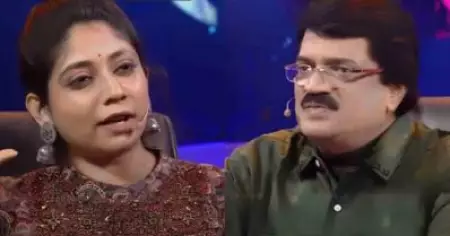 'എന്നാലും ചെറിയൊരു വിഷമമില്ലേ'; മുന്‍ ബന്ധത്തെക്കുറിച്ച് ആവര്‍ത്തിച്ച് ചോദിച്ച് എം.ജി. ശ്രീകുമാര്‍, പക്വതയോടെയുള്ള മറുപടിയുമായി അഭയ ഹിരണ്‍മയി; വിമര്‍ശനം