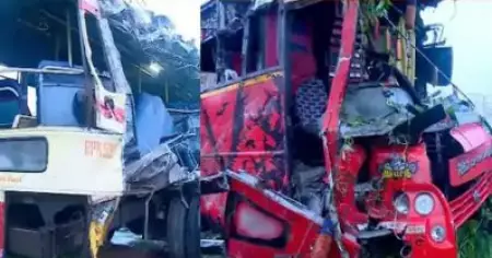 വടക്കാഞ്ചേരി ബസ് അപകടം; മരിച്ചവരില്‍ അഞ്ച് വിദ്യാര്‍ത്ഥികള്‍, അപകട കാരണം ടൂറിസ്റ്റ് ബസിന്റെ അമിത വേഗത