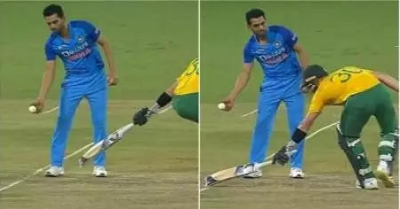 അങ്ങനെ അവനെ പുറത്താക്കിയിട്ട് ഇന്ത്യക്ക് ജയിക്കേണ്ട; ട്രിസ്റ്റന്‍ സ്റ്റബ്‌സിനെ റണ്ണൗട്ടാക്കാതെ ചാഹര്‍, വീഡിയോ