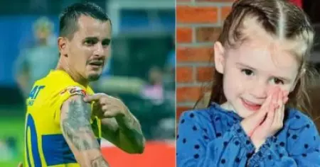 പ്രിയ മകളേ, നിനക്കായി; ആദ്യ ജയത്തിന്റെ ആവേശത്തിൽ മഞ്ഞക്കടലിരമ്പുമ്പോൾ, മരിച്ചുപോയ മകൾക്കായി ഗോൾ സമർപ്പിച്ച് ലൂണ