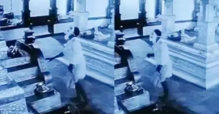 ഭഗവാനെ തൊട്ടുവണങ്ങി മോഷണം നടത്തിയ 'ഭക്തനായ കള്ളന്‍' പിടിയില്‍; മോഷ്ടിച്ചത് 10 പവന്‍ ആഭരണങ്ങള്‍