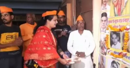 'നാഥുറാം ഗോഡ്സെ സിന്ദാബാദ്, ഗോഡ്സെ നീണാള്‍ വാഴട്ടെ'; ഗാന്ധി ഘാതകന് ആദരമര്‍പ്പിച്ച് ഹിന്ദു മഹാസഭ
