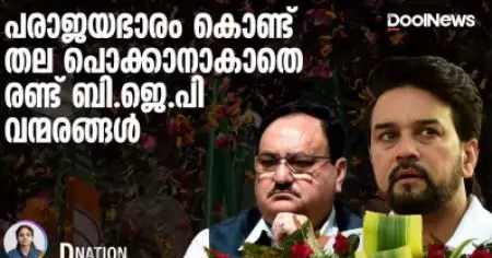തെരഞ്ഞെടുപ്പ് പരാജയം; അപമാനഭാരം കൊണ്ട് തല പൊക്കാനാകാതെ രണ്ട് ബി.ജെ.പി വന്മരങ്ങള്‍ | D Nation