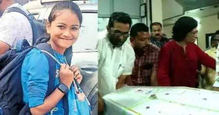 വേദനയായി നിദ ഫാത്തിമ; മൃതദേഹം കൊച്ചിയിലെത്തിച്ചു, ഖബറടക്കം ഉച്ചക്ക് ആലപ്പുഴയില്‍