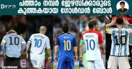 പത്താം നമ്പർ ജേഴ്സിക്കാരുടെ കുത്തകയായ ഗോൾഡൻ ബോൾ | D sports