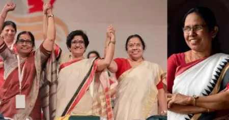 പി.കെ. ശ്രീമതി ജനാധിപത്യ മഹിളാ അസോസിയേഷന്‍ ദേശീയ പ്രസിഡന്റ്; മറിയം ധാവ്‌ളെ ജനറല്‍ സെക്രട്ടറി; കെ.കെ. ശൈലജ വൈസ് പ്രസിഡന്റ്