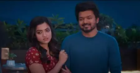 രശ്മികക്കൊപ്പം അള്‍ട്രാ ക്യൂട്ടായി വിജയ്, വാരിസ് സ്‌നീക്ക് പീക്ക്