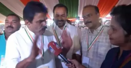 നിങ്ങള്‍ പ്ലീനറിക്ക് വന്നത് കുത്തിത്തിരിപ്പിനാണോ? മനോരമ റിപ്പോര്‍ട്ടര്‍ നിഷ പുരുഷോത്തമനോട് ക്ഷുഭിതനായി കെ.സി. വേണുഗോപാല്‍