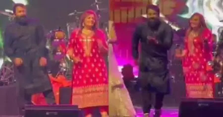 നാട്ടു നാട്ടുവിന് ചുവടുവെച്ച് മോഹന്‍ലാല്‍; ഈ പ്രായത്തിലും വേറെ ലെവല്‍ എനര്‍ജിയെന്ന് ആരാധകര്‍: വീഡിയോ