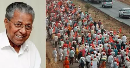 കര്‍ഷക-തൊഴിലാളി വര്‍ഗമുന്നണി വിജയം നേടുക തന്നെ ചെയ്യും; മഹാരാഷ്ട്രയിലെ കിസാന്‍ ലോങ് മാര്‍ച്ച് വിജയത്തില്‍ പിണറായി