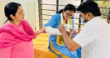 'നിങ്ങളുടെ വകുപ്പ് മന്ത്രിയുടെ കീഴിലുള്ള ആശുപത്രി, അവിടുത്തെ എക്‌സറേ, അവിടുത്തെ ഓര്‍ത്തോ'; പ്ലാസ്റ്റര്‍ നാടകമാണെന്ന പ്രചരണത്തില്‍ കെ.ക.രമ