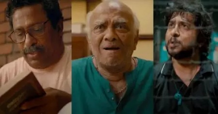 അദ്ധ്യാത്മ രാമായണം വായിച്ച് അബു സലിം; 80 കഴിഞ്ഞ അപ്പൂപ്പനായി വിജയരാഘവന്‍; ആനന്ദം ടീമിന്റെ പൂക്കാലം ട്രെയ്‌ലര്‍