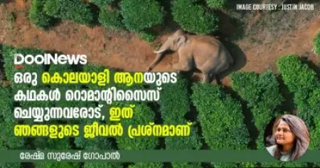 ഒരു കൊലയാളി ആനയുടെ കഥകള്‍ റൊമാന്റിസൈസ് ചെയ്യുന്നവരോട്? ഇത് ഞങ്ങളുടെ ജീവല്‍ പ്രശ്നമാണ്