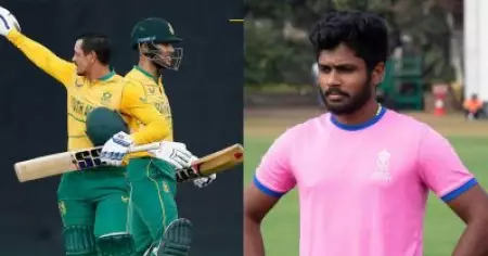 സഞ്ജുവിന്റെ ചിറകരിഞ്ഞ് ഡി കോക്കും ഹെന്‍ഡ്രിക്‌സും; ഐ.പി.എല്ലിന് മുമ്പ് രാജസ്ഥാന് ചങ്കിടിപ്പ്
