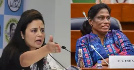 ബ്രിജ് ഭൂഷണിനെതിരായ പീഡന ആരോപണം ഇന്ത്യയില്‍ റോസാപ്പൂക്കളുടെ ഗന്ധം പടര്‍ത്തുകയാണല്ലോ അല്ലേ; പി.ടി ഉഷക്കെതിരെ മഹുവ മൊയ്ത്ര