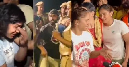 അര്‍ധരാത്രി ഗുസ്തി താരങ്ങള്‍ക്ക് നേരെ പൊലീസ് അക്രമം; മാധ്യമങ്ങളെ പോലും കടത്തിവിടാതെ ജന്തര്‍ മന്തിറില്‍ ബാരിക്കേഡുകള്‍ സ്ഥാപിച്ചു