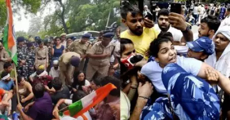 ഗുസ്തി താരങ്ങളുടെ സമരവേദി പൊളിച്ച് നീക്കി ദല്‍ഹി പൊലീസ്