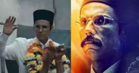 35 വര്‍ഷം വര്‍ഷം മുമ്പേ സ്വാതന്ത്ര്യം ലഭിക്കുമായിരുന്നുവെന്ന് വീര്‍ സവര്‍ക്കര്‍ ടീസര്‍; അന്ന് ഗാന്ധി സമരത്തില്‍ പോലുമില്ലെന്ന് സോഷ്യല്‍ മീഡിയ