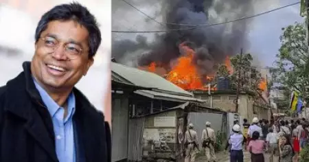 'മണിപ്പൂരില്‍ അഗ്‌നിക്കിരയായത് 253 ക്രിസ്ത്യന്‍ പള്ളികള്‍, ഇത് ചൈനയിലോ പാകിസ്ഥാനിലോ ആയിരുന്നെങ്കിലെന്ന് ആലോചിച്ചുനോക്കൂ': അശോക് സ്വയ്ന്‍