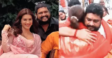 ക്ഷേത്ര പരിസരത്ത് കെട്ടിപിടിച്ചത് തെറ്റ്, രാമായണത്തേയും സീതയേയും അപമാനിച്ചു; ആദിപുരുഷ് സംവിധായകനെതിരെ ബി.ജെ.പി നേതാവുള്‍പ്പെടെയുള്ളവര്‍