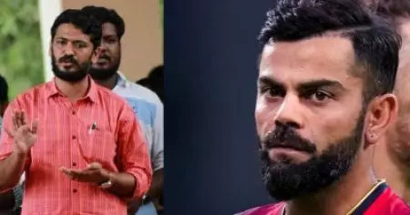 ആനക്കാര്യത്തില്‍ പ്രതികരണം; ഗുസ്തി താരങ്ങളുടെ സമരത്തില്‍ മൗനം; കോഹ്ലിയെ വിമര്‍ശിച്ച് വി.പി സാനു