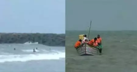 കോഴിക്കാട് ബീച്ചില്‍ തിരയില്‍പ്പെട്ട വിദ്യാര്‍ത്ഥിയുടെ മൃതദേഹം കണ്ടെത്തി; രണ്ടാമത്തേയാള്‍ക്കുള്ള തിരച്ചില്‍ തുടരുന്നു