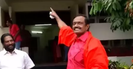 ഗോവിന്ദന്‍ മാസ്റ്ററെന്നെ ചുവന്ന പൊന്നാടയണിയിച്ചു; ഓള്‍ ദി ബെസ്റ്റും പറഞ്ഞു: ഭീമന്‍ രഘു