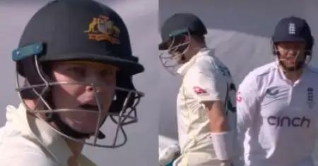 എന്ത്, എന്താ നീയിപ്പോ പറഞ്ഞത്? 😡😡 ഔട്ടായവനെ ചൊറിഞ്ഞ് ബെയര്‍‌സ്റ്റോ, കട്ടക്കലിപ്പില്‍ സ്മിത്ത്; വീഡിയോ