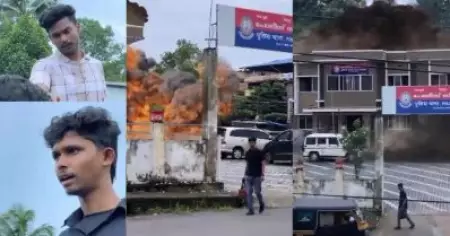 സിനിമ ഡയലോഗിനൊപ്പം സ്റ്റേഷന്‍ തകര്‍ക്കുന്ന വി.എഫ്.എക്സ്: യുവാക്കളെ കസ്റ്റഡിയിലെടുത്ത് പൊലീസ്